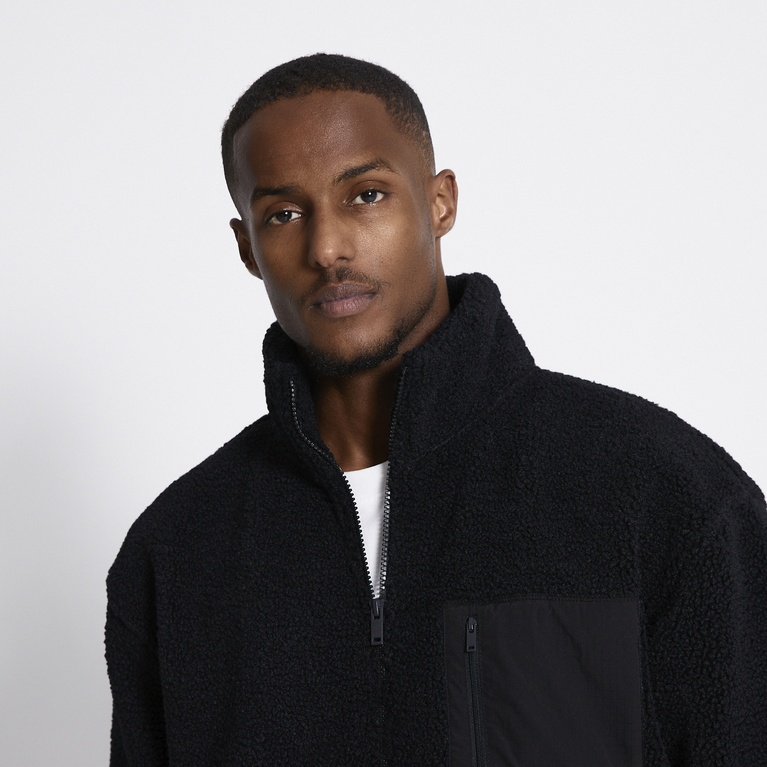 Pile jacket "Mount" Black